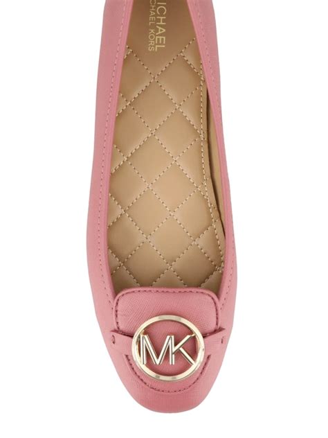 michael kors pink flats|michael kors pink camila flat.